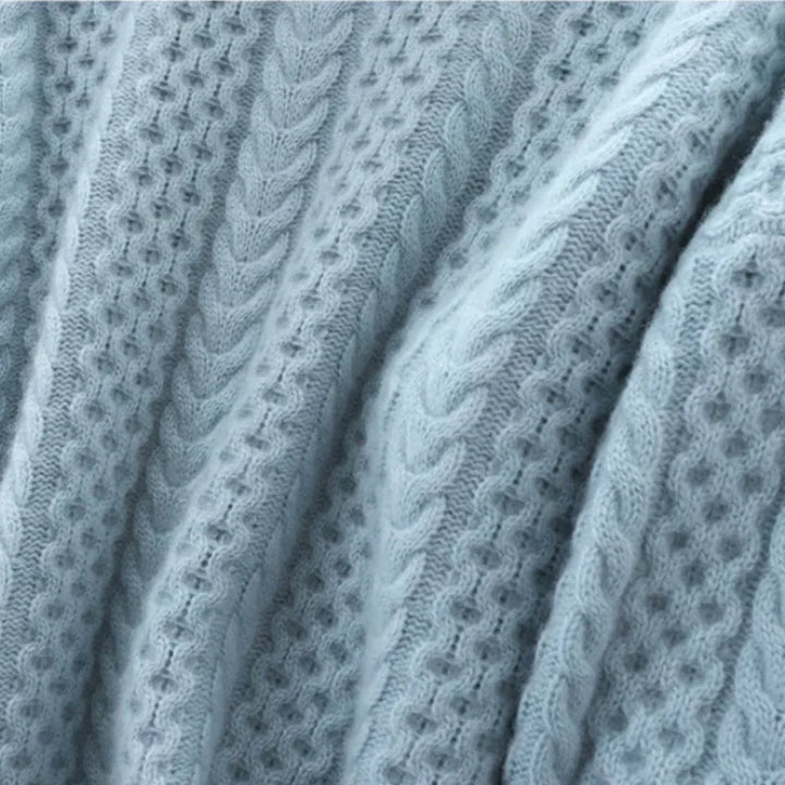Anna │ Women's Cable Knit Turtleneck Sweater For Winter