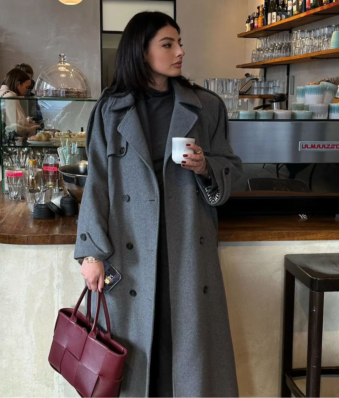 Joan │ Women's Long Belted Button Front Trench Coat For Winter