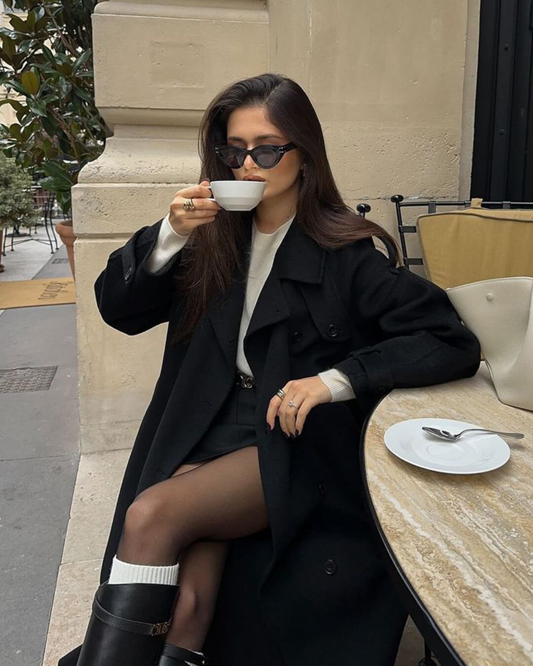 Joan │ Women's Long Belted Button Front Trench Coat For Winter
