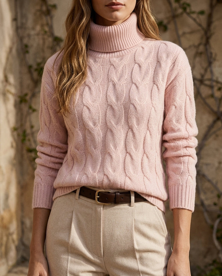 Harriet │ Women's Lightweight Knit Turtleneck Sweater