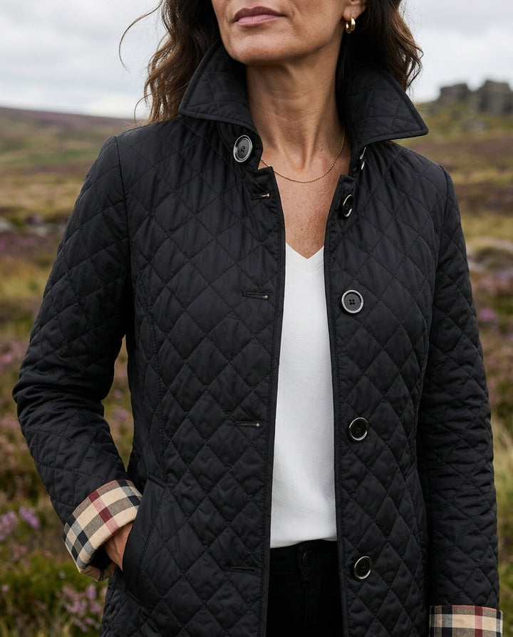 Gemma │ Women's Quilted Jacket With Structured Fit For Fall