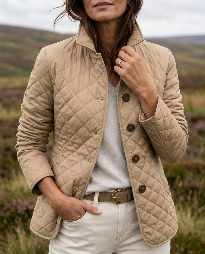 Gemma │ Women's Quilted Jacket With Structured Fit For Fall